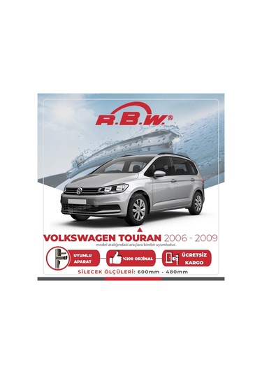 Volkswagen Touran Muz Silecek Takımı 2006-2009 Rbw