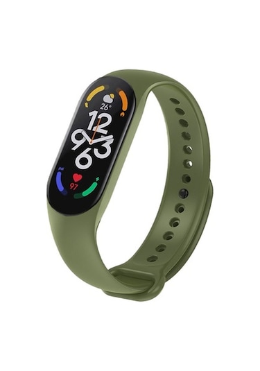 Kyver Xiaomi Mi Band 7 Ile Uyumlu Silikon Kordon