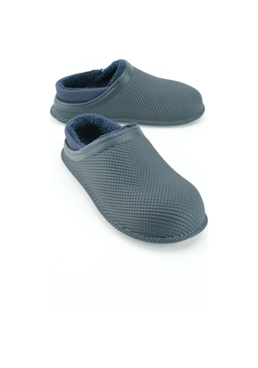 Gezer Erkek Kışlık Eva İçi Peluşlu Sessiz Taban Ev Bahçe Terlik Gt5kmm.15336.00.013.2f Lacivert