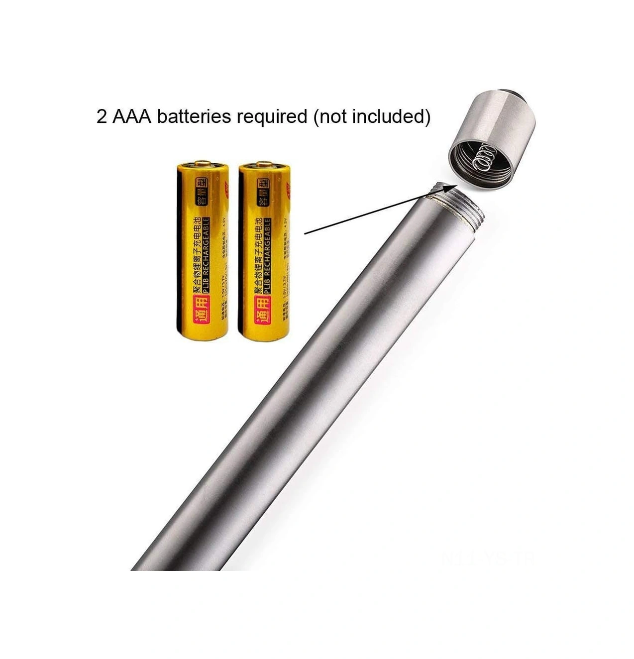 Yunboo El Tipi Elektrikli Çelik Süt Köpürtücü Kahve Karıştırıcı Pil Dahil Değil Gümüş