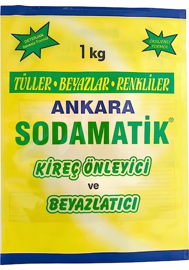 Ankara Sodamatik 1000 Gr Kireç Önleyici Ve Beyazlatıcı