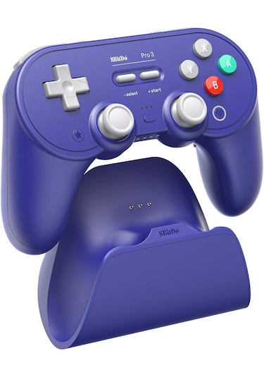 8bitdo Pro 3 Tmr Joystick Hall Effect Triggers Kablosuz Oyun Kolu Switch 2, Pc,macos, Android Purple