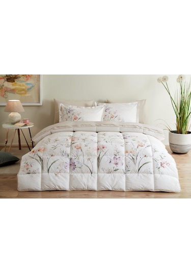 Özdilek Uyku Seti Ranforce Çift Kişilik Lıla Whıte Lıly B Lila