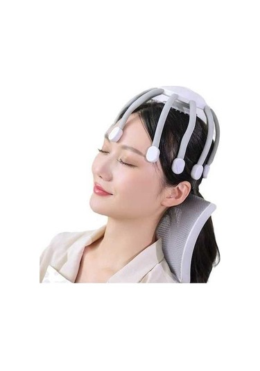 Tongxida Ahtapot Kafa Masajı Akıllı Çoklu Titreşim Gevşeme Uyku Tarama Masaj Cihazı, Çok Renkli Çok Renkli