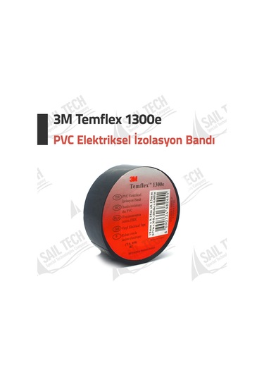 3M Elektrik Bandı Temflex 1300 E Siyah