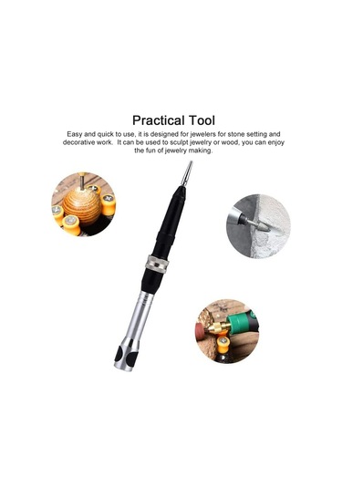 Gravür Çekiç Freze Taşlama Cihazı Kolu Takı Esnek Şaft Et00061