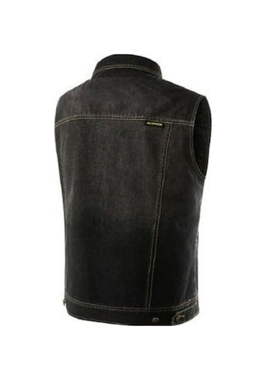 Scoyco Dayanıklı Jeans Kot Kumaş 3D Sırt Korumalı Motosiklet Kot Yelek