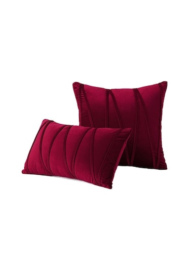 Koyu Pembe Yenı 18 "20" Kadife Düz Yumuşak Minder Örtüsü Atmak Yastık Kılıfı Kanepe Ev Dekor 50x50cm