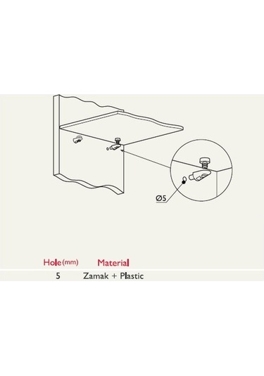 Gürçay Hırdavat Cam Raf Tutucu Vantuzlu 4 Adet