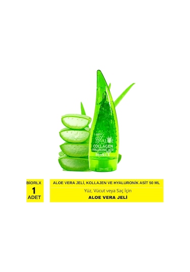 Biorlx Aloe Vera Jeli Kollajen Ve Hyaluronik Asit 50 Ml