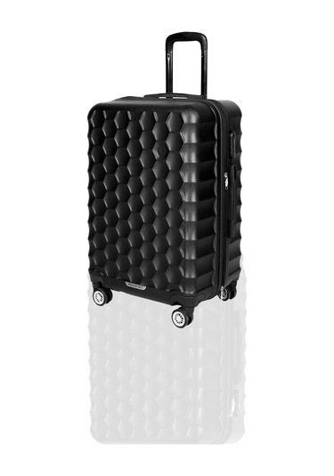 Polo&Sky Petek Model Siyah Renk Orta Boy Valiz Bavul Siyah