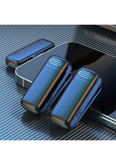 Şarj Özellikli Android İçin Profesyonel Kablosuz Yaka Mikrofonu