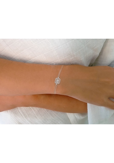 Sirius Baget Pırlanta Taşlı Modern Bileklik 0841B0007