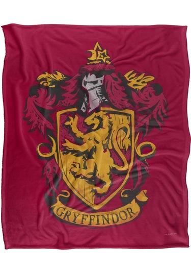 Harry Potter Gryffindor Boyalı Battaniye Tek Beden Çok Renkli Çok Renkli Diğer