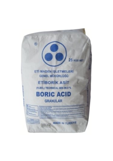 % 100 Saf Borik Asit H3Bo3 500 Gram