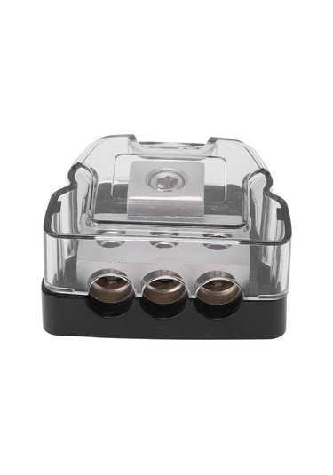 Reedark Araç Ses Sistemi Güç Dağıtıcı Blok - 0ga Giriş 3x4ga Çıkış, Çinko Alaşımlı Ve Abs Korumalı, Evrensel Uyumlu