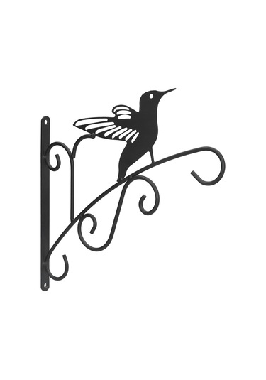 Springsun Kuş Desenli Demir Çelik Duvarlı Asma Bitki Sepeti - Balkon, Salon Dekorasyonu, Kolay Kurulum, Dayanıklı Yapı