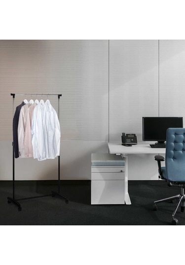 Handy Mate Nario Yükseklik Ayarlı Elbiseaskısı-siyahkrom 85x95-160x43 Cm Diğer