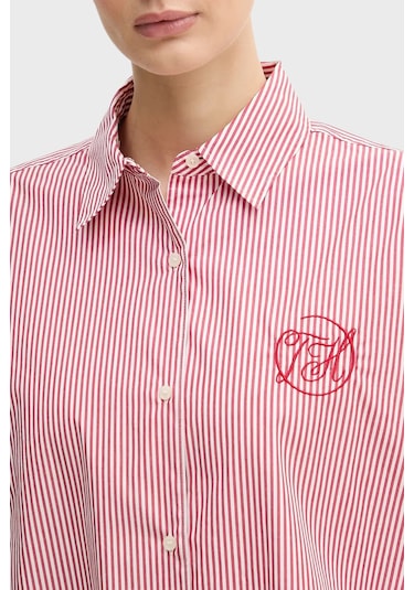 Tommy Hilfiger Bayan Gömlek Ww0ww48190 0e7 Kırmızı Kırmızı Tommy Hilfiger Bayan Gömlek Ww0ww48190 0e7 Kırmızı Kırmızı
