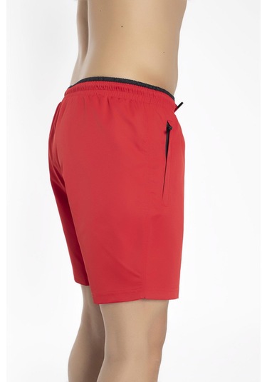 Erkek Maraton Deniz Şortu Kırmızı
