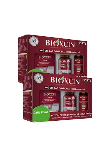 Bioxcin Forte Saç Bakım Kiti Yoğun Saç Dökülmesi 2 Adet