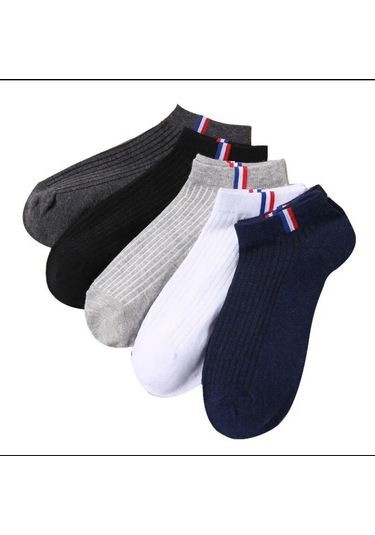 Erkek Spor Patik Çorap Seti 5'li
