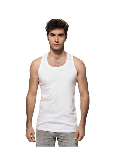 Özkan Erkek Ribana Pamuklu Sporcu Atleti Rambo Atlet Tekli 0058