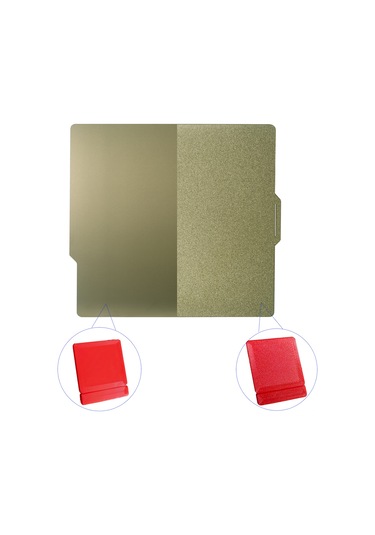 Lemestar Bambu X1/x1c/x1e/p1p/p1s/a1 3d Yazıcı İçin Çift Taraflı Peı Yapışkanlı Esnek Baskı Yatağı - 257x257mm