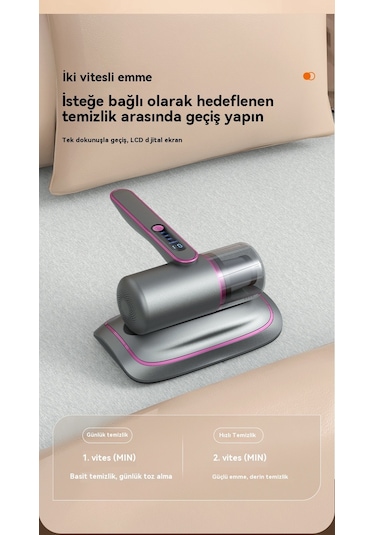 Aurora Yatak Vakuum Temizleyici Mite Çıkarıcıvakuum Temizleyici Uv Sterilizasyonu