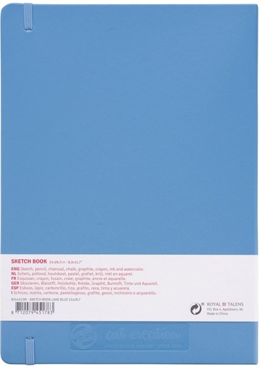 Talens Artcretıon Eskiz Bloğu 140 G 21x30 CM Göl Mavisi l.blue