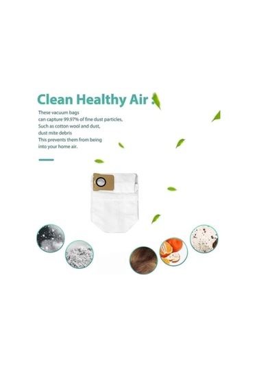 Flybuy 12 Toz Torbası Xiaomi Robot Süpürge X20+/x20 Plus İçin Yenileme Seti