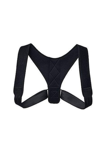 Medikal Deri Desenli Korse Ortopedik Dik Duruş Korsesi Kamburluk Korsesi