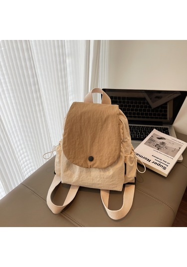 Çiftler İçin Şık Unisex Sırt Çantası - Su Geçirmez, Çok Fonksiyonlu, Hafif Ve Minimalist Sevimli Çanta Haki