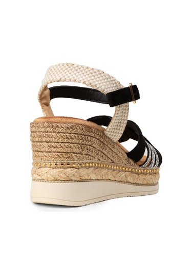 Deery Kadın Siyah Wedge Sandalet - 26231zsyhc01