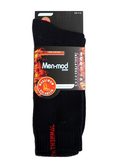 Menmod Erkek 3 Lü Paket Dikişsiz Burun Termal Çorap 644003