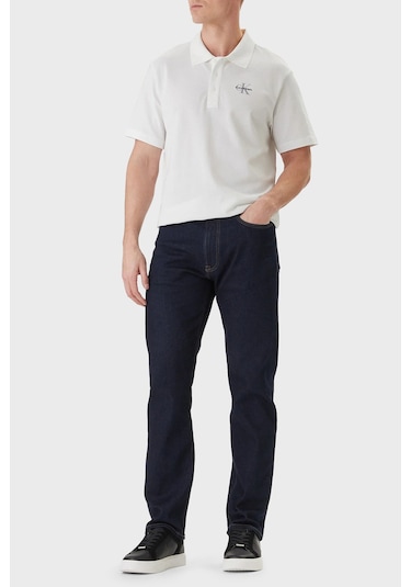 Calvin Klein Erkek Polo Lv04rf209g Yaf Beyaz Beyaz