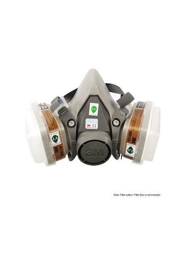 Trendooze Yüz Yüz Yarım Toz Spreyleme Solunum Sis Organik Maskesi Maske Maske Koruma Geçirmez Cihazı Boyama Anti 6200 3m Gm