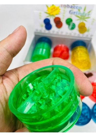 Plastik Tutunöğütücü Grinder /2Parça-55Mm