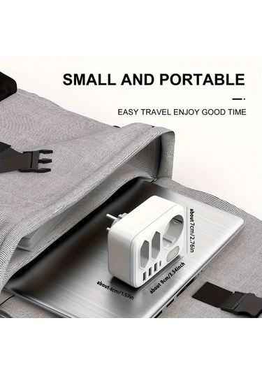 Xuweiwei Beyaz 2 Usb Portlu Guc Adaptorlu Cift Priz Anahtarlı Gece Lambalı 3 Usb A 1 Usb C Cok Prizli Cıkıs Ev Ofis