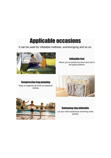 Pazly Turuncu 2-in-1 Kablosuz Şarjlı Şişirici Akülü Pompa Usb Dış Mekan Kullanımı Turuncu