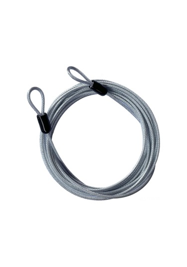 Tenfowee 30ft Uzunluk 3mm Çaplı Dış Mekan Seyahat Çelik Kordon Kilit - Pvc Kaplama Pas Ve Çizik Koruma, İki Halka Hafif Güvenlik Kilit Çok Renkli