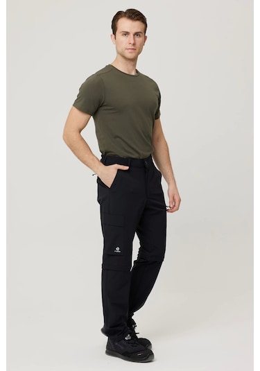 Armadillo Erciyes Outdoor Pantolon 2n1 Şort-pantolon Siyah