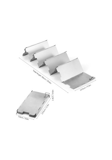 Geeksen "3200w Taşınabilir Rüzgara Dayanıklı Kamp Ocağı - 9 Plakalı Rüzgarlık İle Outdoor Pişirme" Gümüş