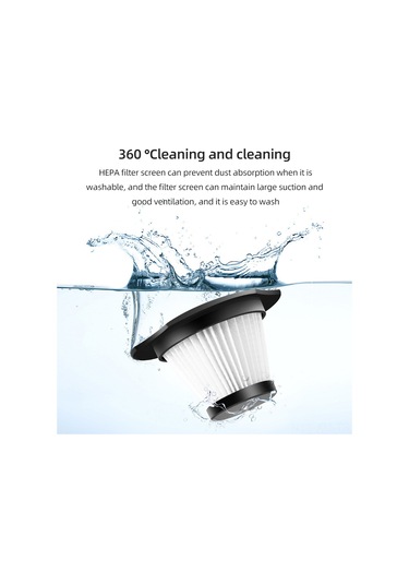 Ximistore9 6000 Pa Güçlü Süpürme, 30 Dakika Kullanim Süresi, Usb Şarjlı Kablosuz Elden Süpürge - Taşınabilir, Araç İçin Uygun, Abs Malzeme