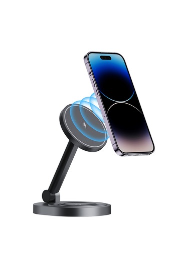 Butu 12-15 Serisi İçin W14 3'ü 1 Arada Manyetik Kablosuz Şarj Cihazı