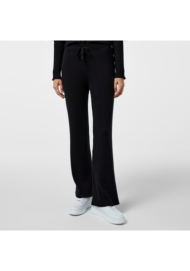 Nautica Kadın Siyah Regular Fit Pantolon Düz 47p310t Siyah