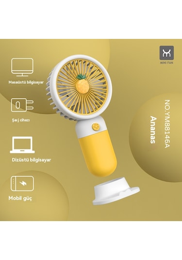 Usb Mini El Fanı-sarı