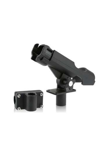 Lemestar Kano İçin Döner Kuruş Tutucu - Dayanıklı Polipropilen Malzeme, İki Tip Montaj, 4.2cm Çap, Siyah Renk