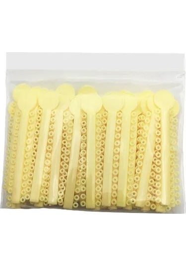 40 Adet/torba Diş Elastik Ligatür Bağları Ortodonti Lastik Bantlar Parantez Parantez İçin 40 Renk İsteğe Bağlı Piyano Siyah