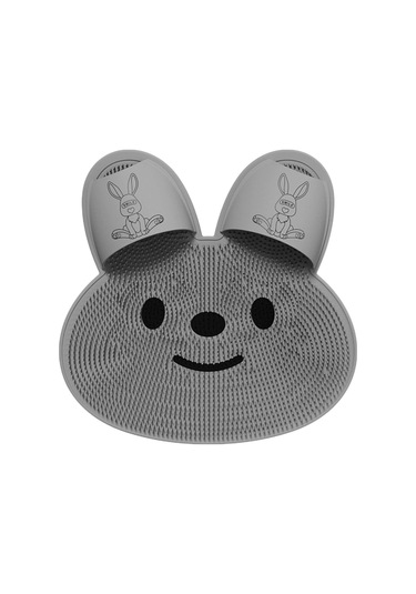 Kaymaz Tavşan Silikon Banyo Duş Ayak Masaj Mat